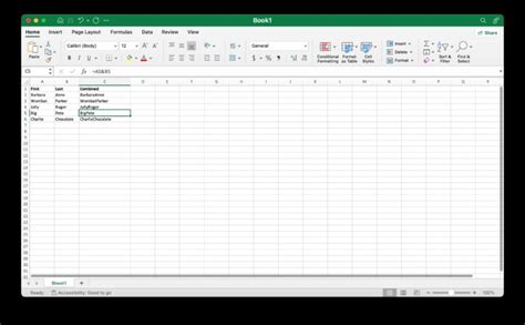 How to Join Two Columns in Excel 的图像结果