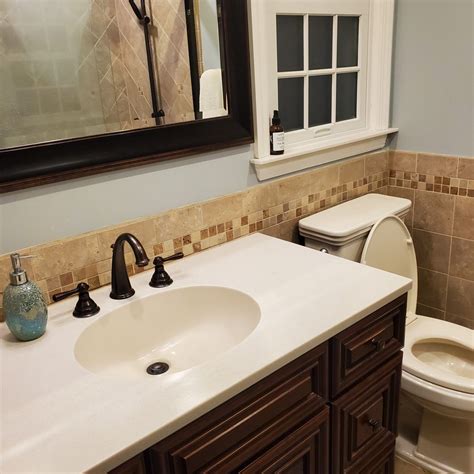Update Your 2000s Bathroom with Beige and Tuscan Style