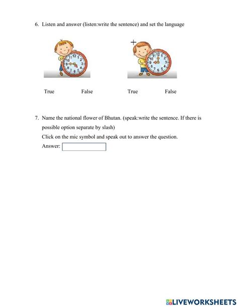 Image result for Live Worksheet Tutorial