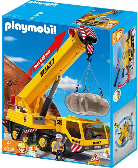 Playmobil 4036 - La vie de chantier - Grue mobile géante