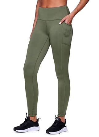 Buy Avalanche Women's Basic Full Length High Waist Fleece Lined Legging ...