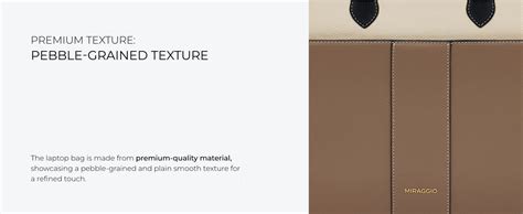 Miraggio Parker Laptop Bag | Unisex Laptop Bags With Adjustable ...