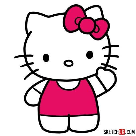 easy drawing ideas hello kitty