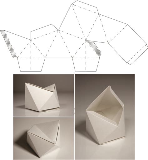 Image result for Geometric Origami Box Tutorial