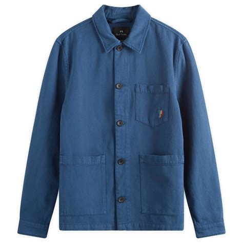 Paul Smith Men's Chore Jacket in Blue Paul Smith