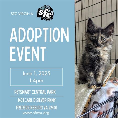 6/1 SFC Adoption Event at PetSmart Central Park, PetSmart (1421 Carl D ...