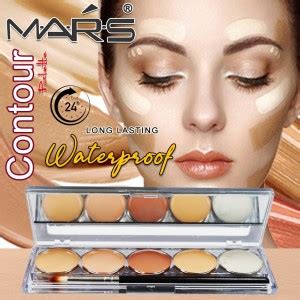 M.A.R.S 5 Color Waterproof Contour Palette 9547-01 Concealer - Price in ...