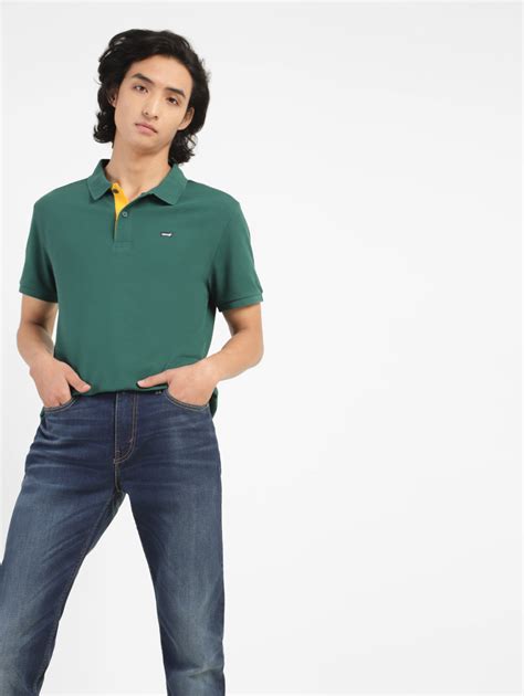 Men's Green Polo Collar T-Shirt – Levis India Store