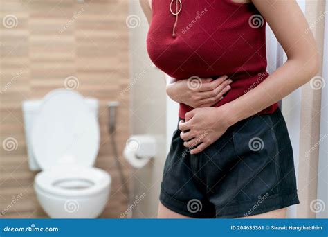 Abdominal Pain of Woman, Stomachache Diarrhea Symptom, Menstrual Period ...