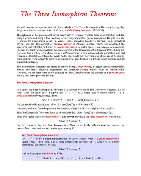 Isomorphism Theorems Examples 的图像结果