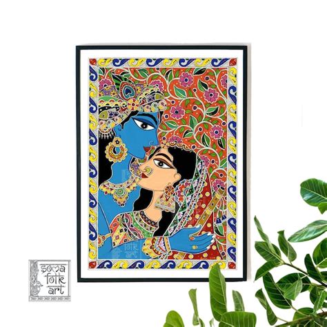 Buy Madhubani Painting Online In India - Etsy India