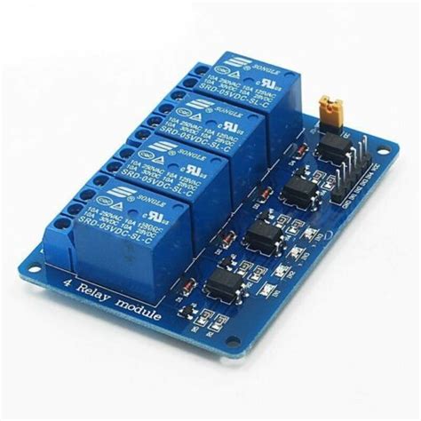 5V Four 4 Channel Relay Module With optocoupler For India | Ubuy