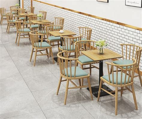 咖啡厅奶茶店休闲会客区接待简约茶几洽谈餐桌椅组合卡座双人沙发-阿里巴巴