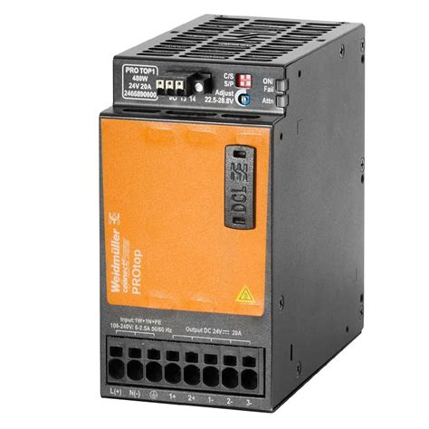Weidmueller PRO TOP1 480W 48V 10A– Industrial Megamart