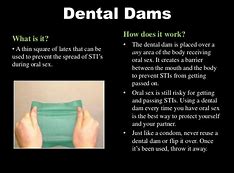 Dental dam oral sex video