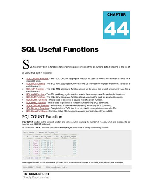 Image result for Basic SQL Tutorial PDF
