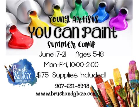 You Can Paint Summer Camp, 1830 E Parks Hwy Suite A112, Wasilla, AK ...