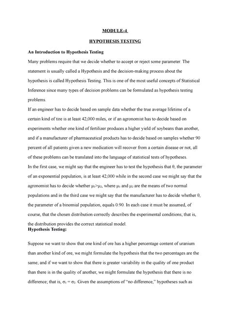 UNIT-4 - Full units from 1 to 5 of Business Statistics & Analytics for ...