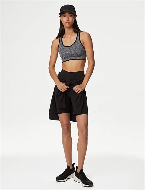 Buy Reversible Seamless Medium Support Sports Bra at Marks & Spencer