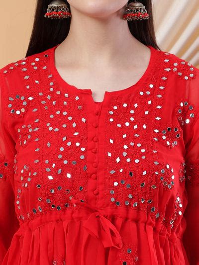 Handmade Lucknowi Chikankari Clothing for Women - Poshak Chikan Studio