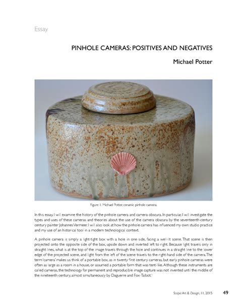 10 Michael Potter Pinhole Photographs - Essay PINHOLE CAMERAS ...