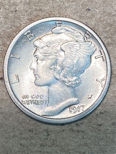 1917-S Mercury Silver Dime MS65 - For Sale, Buy Now Online - Item #672140