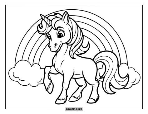 200+ Desenhos de unicórnio para colorir para crianças e adultos (PDFs ...