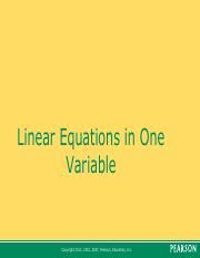 Image result for Tutorial On Linear Equation