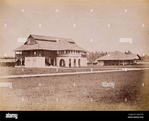 Malaya: the officers' mess and major's quarters on Penang Island ...
