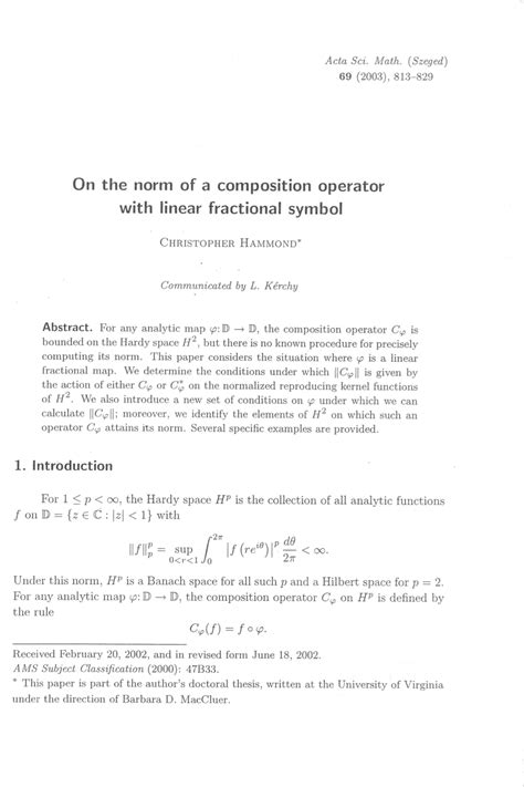 Image result for Composition Operator