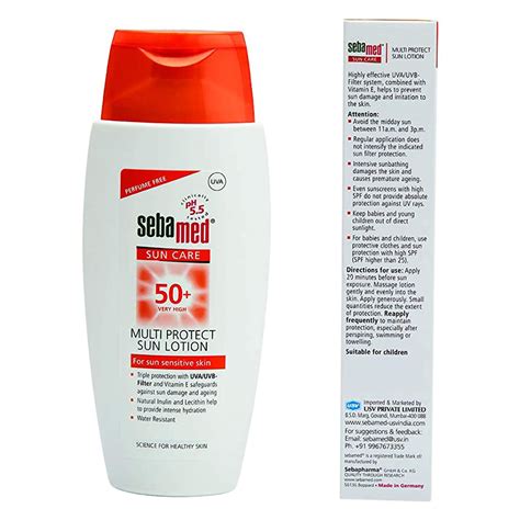 Sebamed Multi Protect SPF 50+ Sun Lotion, 150 ml Price, Uses, Side ...