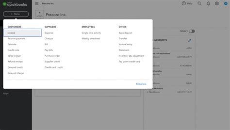 Image result for QuickBooks Create Invoice