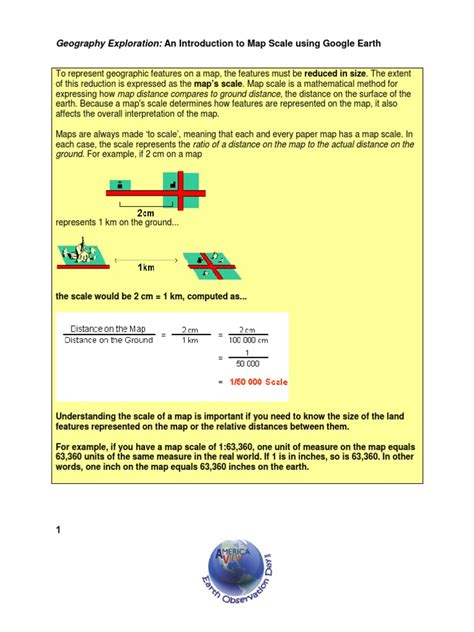 Map Scale Lesson Exploration | PDF | Map | Geography