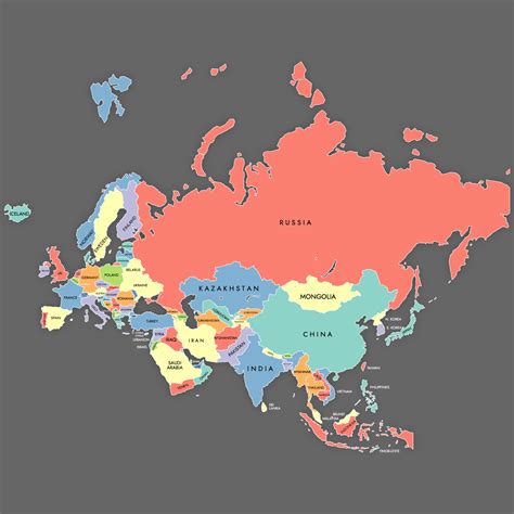 Map of Eurasia | Explore, Download & Create Your Own — Ultimaps