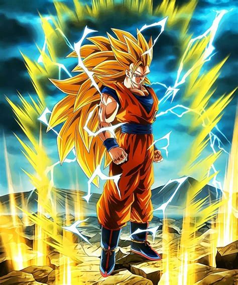 Pin de Gustavo Medina em Dragon Ball (ドラゴンボール) | Goku super sayajin 3 ...