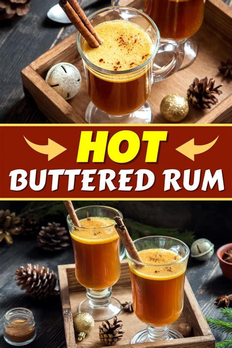 Classic Hot Buttered Rum Recipe - Insanely Good