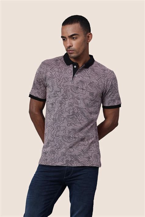 Stylish Printed Polo Shirt | High Quality Comfort – Hencemade