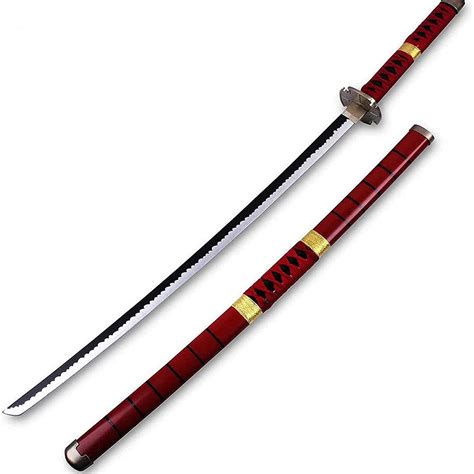 Buy Wooden Samurai for One Piece, Roronoa Zoro, Sandai Kitetsu, Katana ...