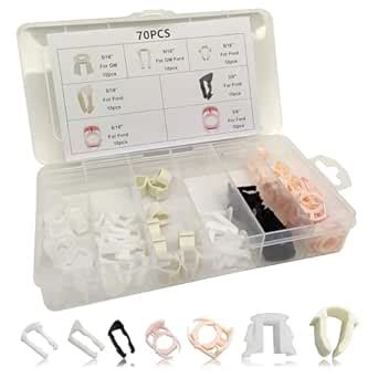 TOPCNOEM 70pcs Fuel Line Retainer Clip Assortment Kit, 5/16" & 3/8 ...