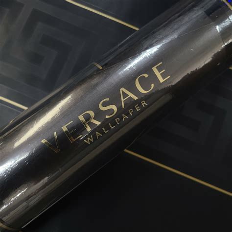 Versace 3D Illusion Greek Key Wallpaper with India | Ubuy