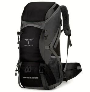 IMPULSE Travel bag for men tourist backpack for hiking trekking camping ...