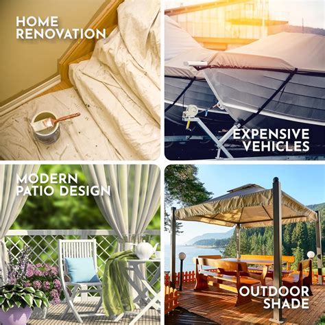 Buy Black Bear Canvas BLACK BEAR Canvas Drop Cloths - 10 oz Heavy Duty ...