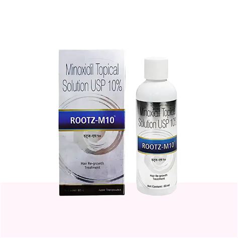 Rootz-M 10% Solution for Hair Regrowth & Hair Fall Control