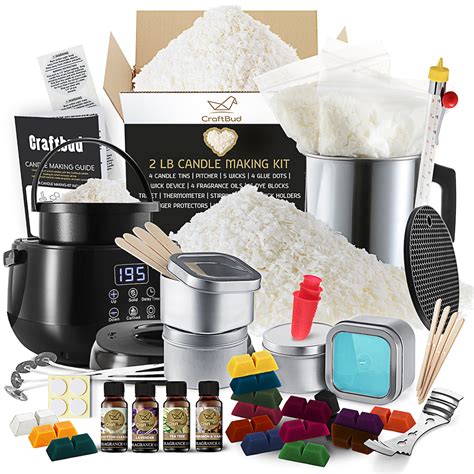 CraftBud DIY Natural Soy Candle Making Kit | Michaels