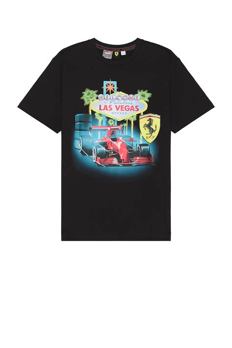 Puma Select Ferrari x Joshua Vides Tee in Black | REVOLVE