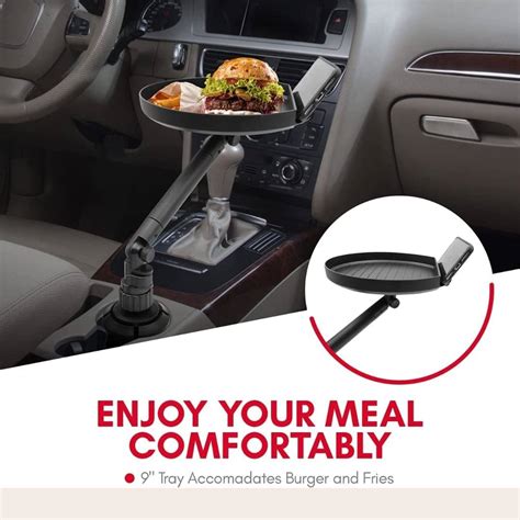Adjustable Car Tray Table - Perfect Car Food Tray for Eating with Phone ...