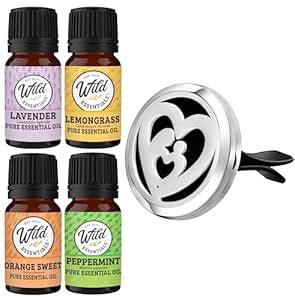 Wild Essentials Mother's Heart Aromatherapy Car Vent Air Freshener ...
