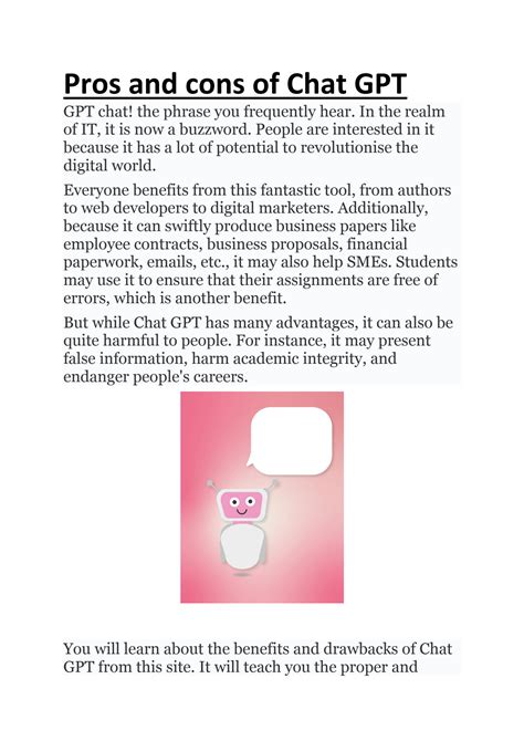 Chat GPT Pros and Cons 的图像结果