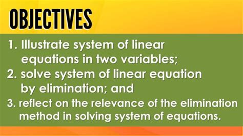 Image result for Linear System Using Elimination