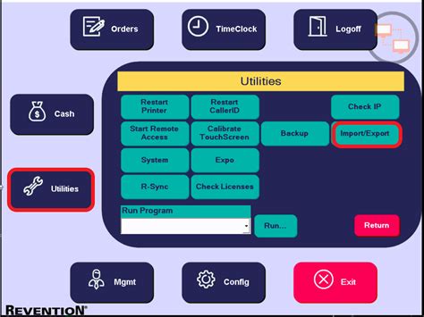 Image result for Menu Import Code
